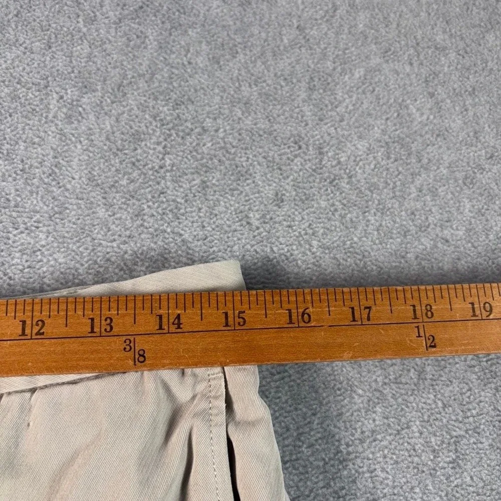 Tommy Bahama Silk Cotton Pants Mens 30x30 Khaki Tan Solid Straight Leg Chino